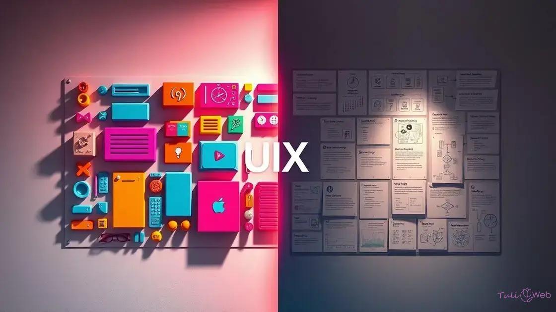 Diferenças práticas entre UI e UX