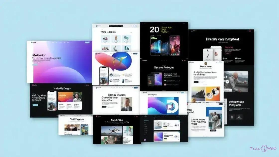 Tendências em design para sites atuais