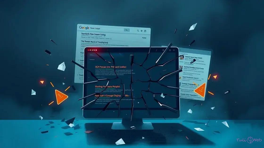 Erros de SEO que prejudicam o tráfego