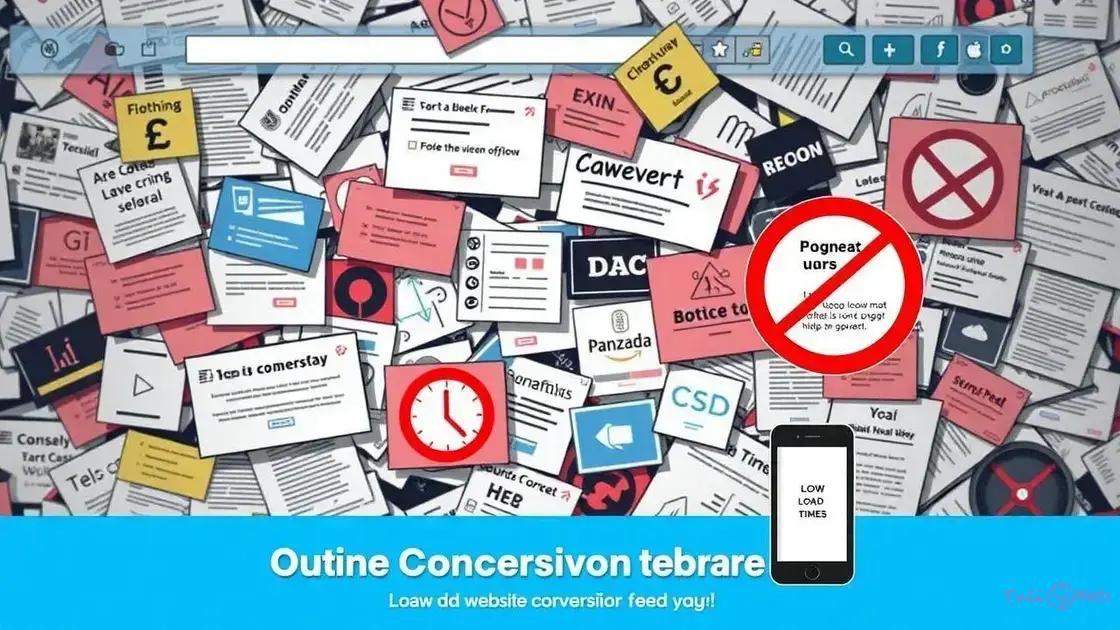 Erros comuns que prejudicam a conversão