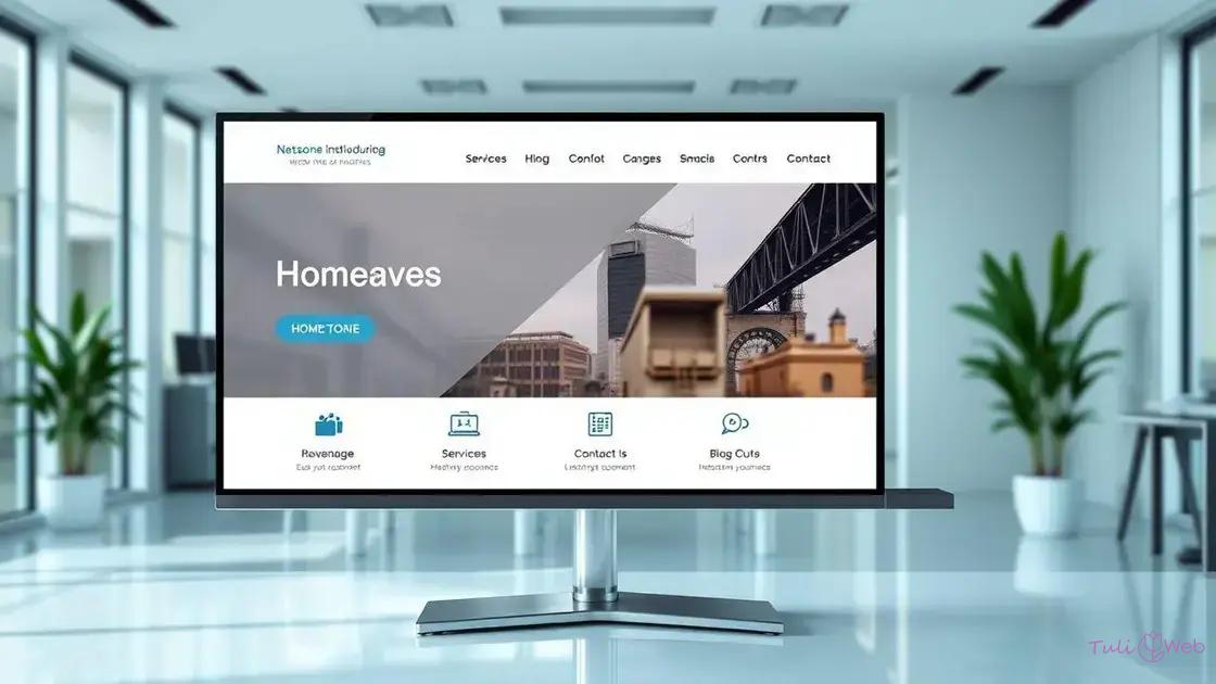 os elementos essenciais de um site institucional