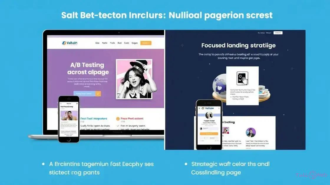 Estratégias para otimizar conversões em landing pages